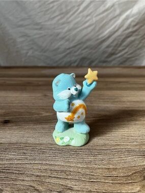 Vintage 80s Care Bears American Greetings Ceramic Wish Bear Figurine Collectable